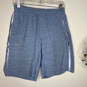 Lululemon mens pace breaker shorts With Liners 9” In Blue Size M